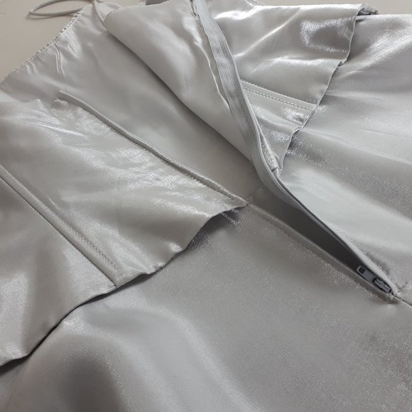 Rebecca Silver Special Occasion Gown - Picture 6 of 16